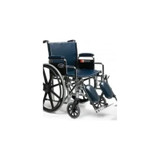 Graham Field - 3F012120 - W/C Travl3Plus 18X16 Dsk D - Ftr 300Lb Flip - Back E&J