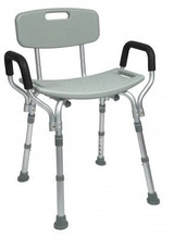 Graham Field - 7921Ra - Bath Seat W/Back & Arms Retail Lumex, Unassembled - Bathroom Safety