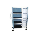 Graham Field - 8532 - Spclty Pvc Cart 8 Tubs 4 Shelv 370