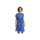 Graham Medical - Amplewear - 50756 - Products - Patient Exam Gown 2X - Large Blue Disposable