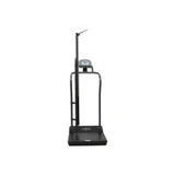Health O Meter - 3001Kg-Amhr-Bt - Handrail Scale With Height Rod Lcd Display 454 Kg Capacity Gray Ac Adapter / Battery Operated