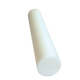 Fabrication Enterprises - Cando - 30-2100 - Round Therapy Foam Roller White Polyethylene 6 X 36 Inch