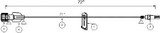 Icu Medical - B2011 - Iv Extension Set Mini Bore 72 Inch Tubing Without Filter