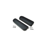 Invacare - 8881127510-U67 - Fixed Height Conventional Desk Length Arm Pad Kit, Black Vinyl Upholstery For Tracer Wheelchair