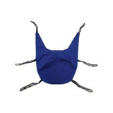 Invacare - Reliant Transfer Slings - R102 - Divided Leg Sling With Head Support X - Large, 72 - 3/10" L 44 - 1/2" W, 43 - 1/5" Back, Blue Binding, Polyester/Nylon, 450 Lb Weight Capacity