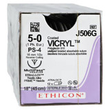 Johnson & - Coated Vicryl - J506G - Suture, Ud Br Ct 5 - 0 1 8" Ps4