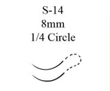 Johnson & - Coated Vicryl - J571G - Suture, Vio Br Ct 5 - 0 18" S14
