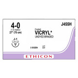 Johnson & - J Healthcare - J455H - Suture, Vicryl Ud Br Ct 4 - 0 2 7" J1