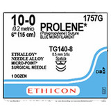 Johnson & - J Healthcare Systems - 1757G - Suture, Prolene Blu Mono 10 - 0 6" Tg1408