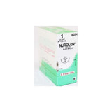 Johnson & - J Healthcare Systems - 5425H - Nurolon Nonabsorbable Suture With Needle Nylon Ct - 1 1/2 Circle Taper Point Size Braided
