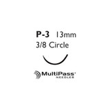 Johnson Johnson - J J Healthcare Systems - 641G - Suture, Silk Black Braided 4-0 18 P-3 