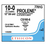 Johnson & - J Healthcare Systems - 7761G - Suture, Prolene Blu Mono 10 - 0 12" Tg1606