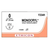 Johnson & - J Healthcare Systems - Y334H - Suture, Moncryl Vio Mono 0 27"Ct - 2