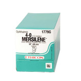 Johnson & - Mersilene - 746G - Systems - Nonabsorbable Suture With Needle Polyester Rd - 1 1/4 Circle Center Point Spatula Size 5 - 0 Braided