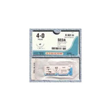 Johnson & - Perma-Hand - K831H - Systems - Nonabsorbable Suture With Needle Silk Sh 1/2 Circle Taper Point Size 4 - 0 Braided