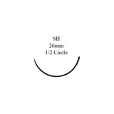 Johnson & - Perma-Hand - K832H - Systems - Nonabsorbable Suture With Needle Silk Sh 1/2 Circle Taper Point Size 3 - 0 Braided