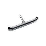 Kemp - 21-001-18-Nyl - Curved Aluminum Back Pool Brush With Nylon Bristles