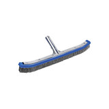 Kemp - 21-001-Stl - Aluminum Back Pool Brush With Stainless Steel Bristles