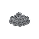 Lagasse - Boardwalk - Bwk50 - Scouring Pad Heavy Duty Silver Nonsterile Stainless Steel 2 - 1/2 X 3/4 Inch Reusable