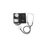 Mabis - Healthsmart - 04-176-026 - Reusable Aneroid / Stethoscope Set 33 To 43 Cm Large Adult Cuff Single Head General Exam Pocket