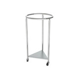 Mac Medical - Lh2000 - Hamper Stand Rolling Round Opening Open Top Without Lid