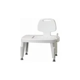 Maddak - 727142501 - Bath Safe Adjustable Transfer Bench Adapts Easily For Left Or Right Hand Tubs Adjusts 16 - 21" Removable Back And Arm Overall Width Is 30" Supports Up To 350 Pounds.