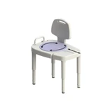 Maddak - 727142701 - Bath Transfer Bench Removable Arm Rail 16 To 23 Inch Seat Height 450 Lbs Weight Capacity