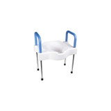 Maddak - Tall-Ette - 725882000 - Ableware Extra Wide Toilet Seat With Steel Frame, 23 - 1/4" X 19 - 1/2" 13 - 1/2", 600 Lb Weight Capacity Opening Size 8" By 10" Long.