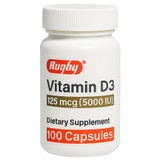 Major Pharmaceuticals - 80681013100 - Vitamin D3, Cap 125Mcg