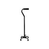 Mckesson - 146-Rtl10310 - Small Base Quad Cane Steel 30 To 39 Inch Height Black