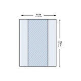 Mckesson - 16-I80-13101-S - Table Drape 44 X 75 Inch Back