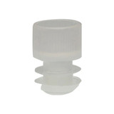 Mckesson - 177-116152C - Tube Closure Polyethylene Flanged Plug Cap Natural 16 Mm For Use With Blood Drawing Tubes Glass Test Plastic Culture Nonsterile