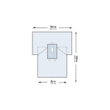 Mckesson - 183-I80-05170G-S - Abdominal Drape Laparotomy 102 W X 76 120 L Inch Sterile