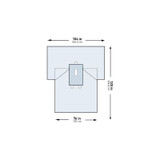 Mckesson - 183-I80-05170G-S - Abdominal Drape Laparotomy 102 W X 76 120 L Inch Sterile