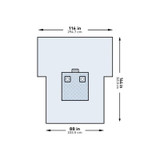 Mckesson - 183-I80-09138G-S - Orthopedic Drape Bilateral Limb 116 W X 88 114 L Inch Sterile