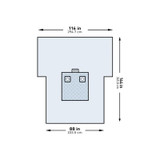 Mckesson - 183-I80-09138G-S - Orthopedic Drape Bilateral Limb 116 W X 88 114 L Inch Sterile