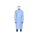 Mckesson - 183-I90-8020-S1 - Non - Reinforced Surgical Gown With Towel Large Blue Sterile Aami Level 3 Disposable
