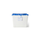 Mckesson - 2256 - Prevent Pharmaceutical Waste Container White Base 13 - 1/2 H X 17 - 3/10 W L Inch Vertical Entry 8 Gallon