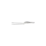 Mckesson - 43-1-605 - Argent Dressing Forceps Gruenwald - Jansen 6 - 1/2 Inch Length Surgical Grade Stainless Steel Nonsterile Nonlocking Bayonet Handle Straight Serrated Tips