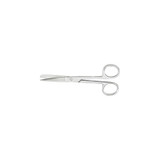 Mckesson - 43-2-272 - Operating Scissors 5 - 1/2 Inch Length Office Grade Stainless Steel Finger Ring Handle Straight Sharp Tip / Blunt