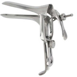 Mckesson - 43-2-348 - Vaginal Speculum Pederson Nonsterile Office Grade Stainless Steel Medium Double Blade Duckbill Reusable Without Light Source Capability