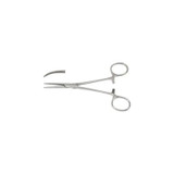 Mckesson - 43-2-452 - Hemostatic Forceps Crile 5 - 1/2 Inch Length Office Grade Stainless Steel Nonsterile Ratchet Lock Finger Ring Handle Curved