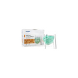 Mckesson - 91-1400 - Surgical Mask Anti - Fog Pleated Tie Closure One Size Fits Most Green Nonsterile Astm Level 1 Adult