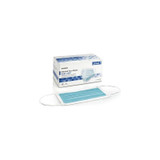 Mckesson - 91-2102 - Procedure Mask Pleated Earloops One Size Fits Most Blue Nonsterile Astm Level 1 Adult