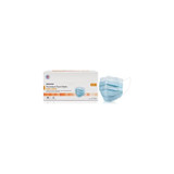 Mckesson - 91-3104 - Procedure Mask Earloops One Size Fits Most Blue Nonsterile Astm Level 3 Adult