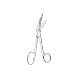 Mckesson - Argent - 43-1-242 - Bandage Scissors Lister 8 Inch Length Surgical Grade Stainless Steel Nonsterile Finger Ring Handle Angled Blunt Tip /