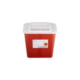 Mckesson - Prevent - 047 - Sharps Container Red Base 10 - 1/4 H X 7 W 1/2 D Inch Horizontal Entry 2 Gallon