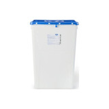 Mckesson - Prevent - 2257 - Pharmaceutical Waste Container White Base 24 - 3/5 H X 17 - 3/10 W 13 L Inch Vertical Entry 18 Gallon