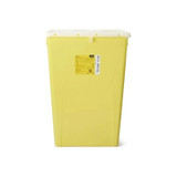 Mckesson - Prevent - 2260 - Chemotherapy Waste Container Yellow Base 18 Gallon Vertical Entry 