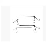 Medgyn - 029703-D - Biopsy Forceps Kevorkian 6 Inch Length Office Grade Stainless Steel Nonsterile Nonlocking Finger Ring Handle Angled Up 45 Serrated Tip